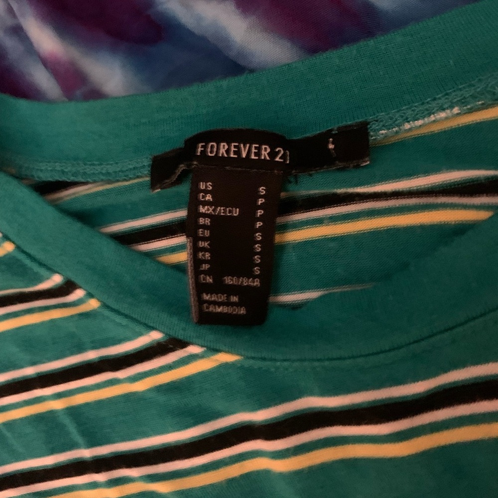 Forever 21 Crop Top & long sleeve Bodysuit Bundle